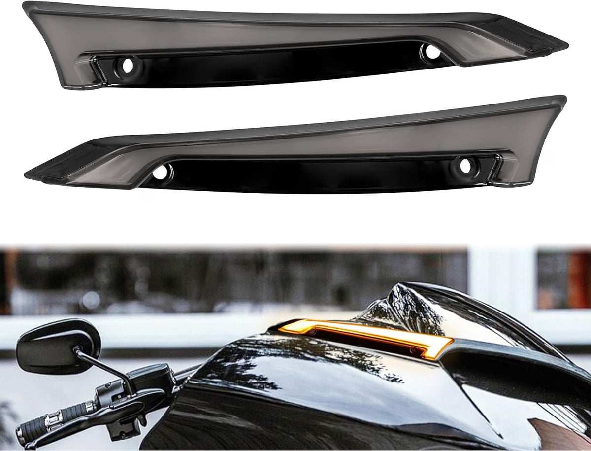 Motorcycle LED Windshield Trim Lights
