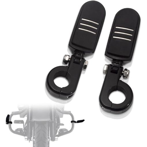 Motorcycle Adjustable 1.25" Highway Footpegs Kit