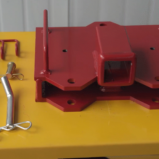 thumbnail image 2 of LEDKINGDOMUS 2" Hitch Receiver Dual Pallet Forks – Trailer Towing Adapter Attachment 2 of 3