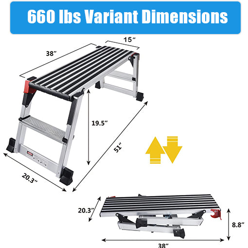 Heavy Duty Stabilized Work Platform