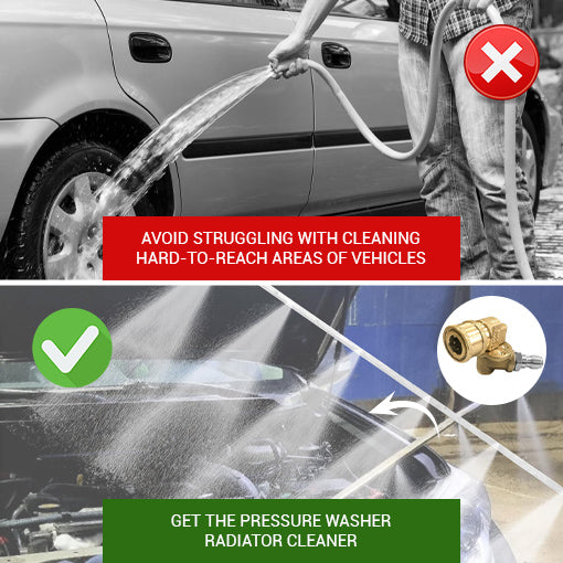 Pressure Washer Radiator Cleaner
