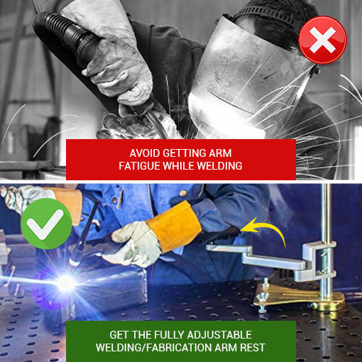 Fully Adjustable Welding/Fabrication Arm Rest