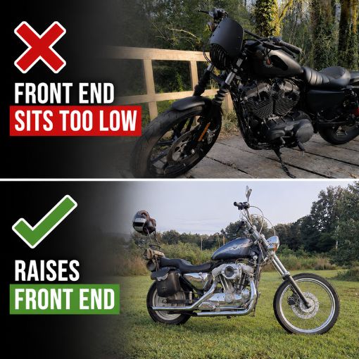 Motorcycle 39mm Fork Tube Extension Kit