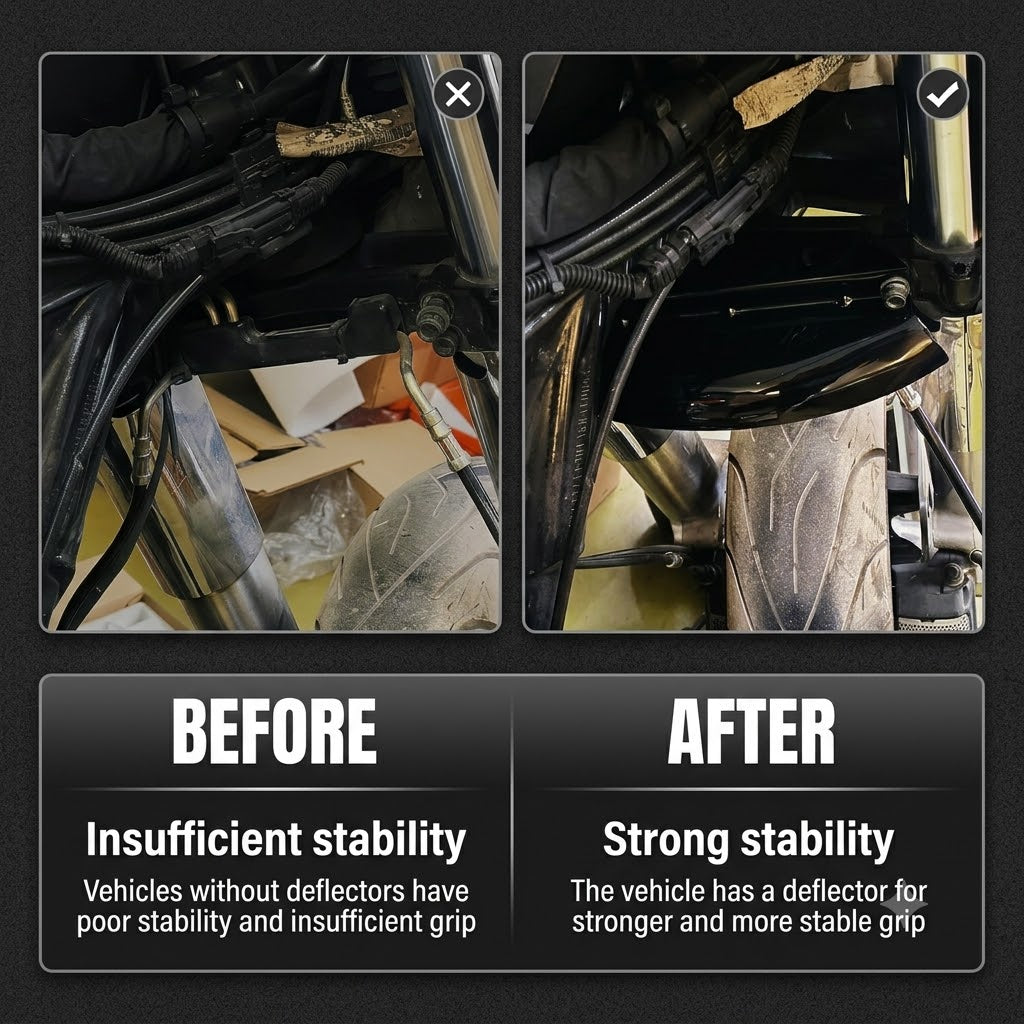 Motorcycle Lower Triple Tree Wind Deflector
