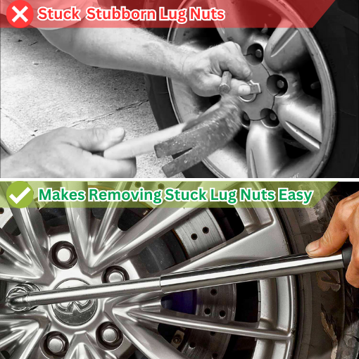 Heavy-Duty Extendable Lug Wrench