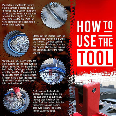 Dirt Bike Tire Changing Tool