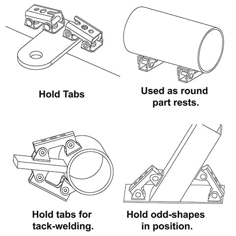 Magnetic Welding V-Clamp Set