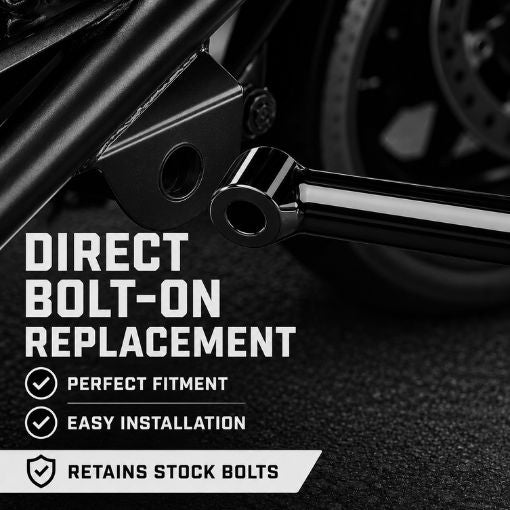 Motorcycle 4" Lowering Kit Rigid Rear Hardtail Struts