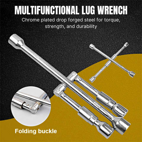 4-Way Foldable Cross Wrench