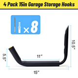 100 LBS Garage Storage Hooks