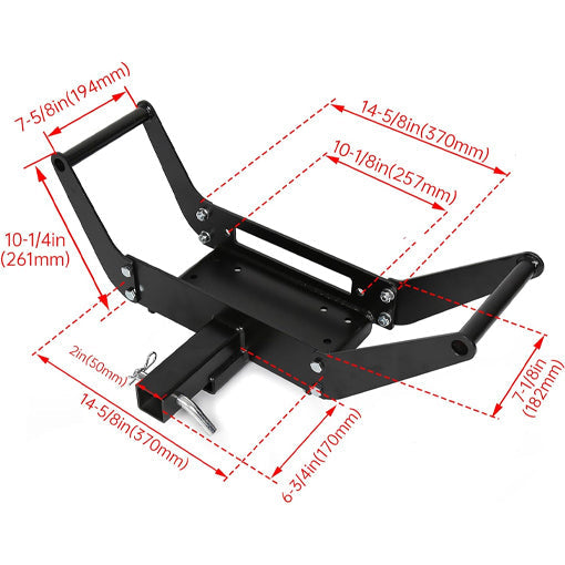 Cradle Winch Mount Mounting Plate