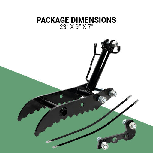 Hydraulic Thumb Clip Attachment for Mini Excavators