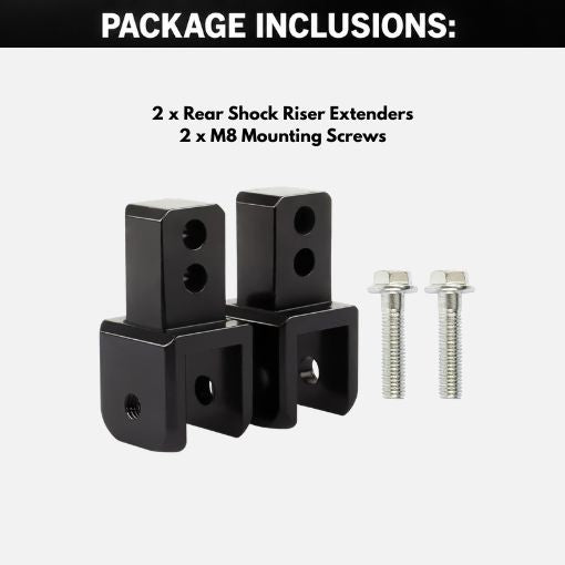 Universal Motorcycle 8mm Rear Shock Riser