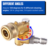 1/4 Inch Pivoting Coupler Attachment