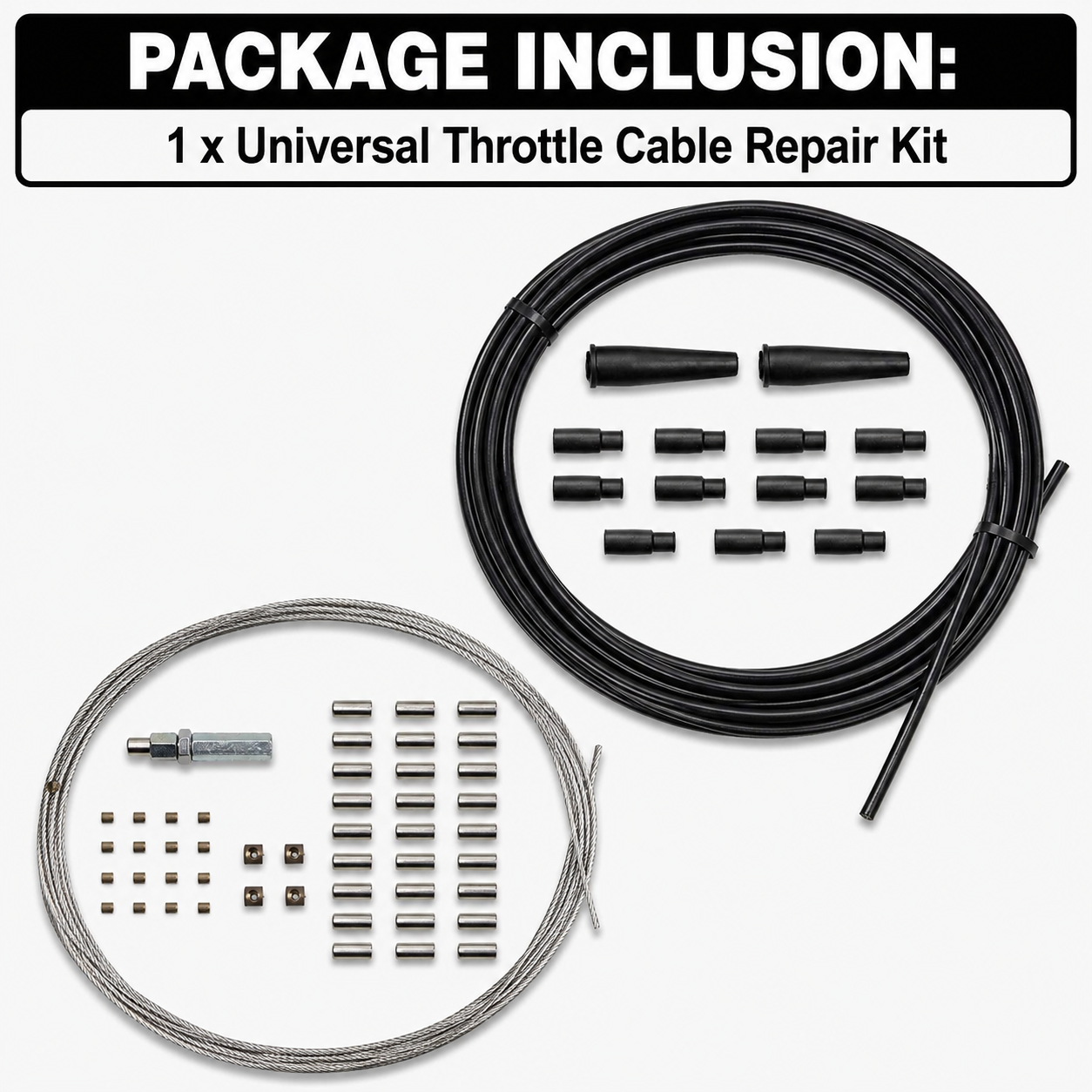Universal Throttle Cable Repair Kit