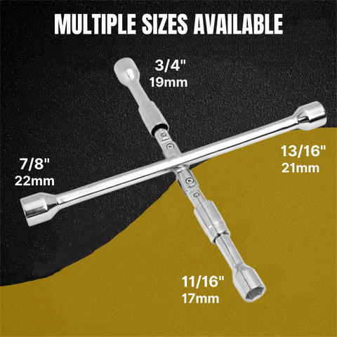 4-Way Foldable Cross Wrench