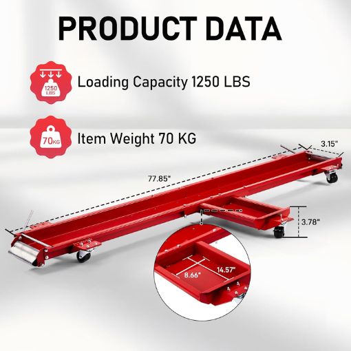 1250 lbs Heavy Duty Motorcycle Dolly