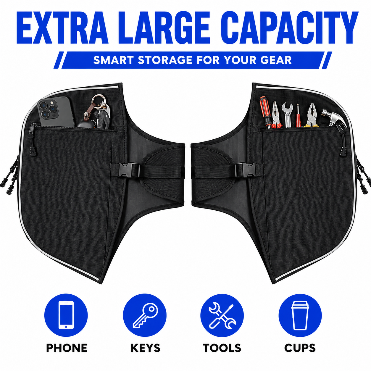 Motorcycle Soft Lowers Chaps Engine Guard Cover Leg Warmer
