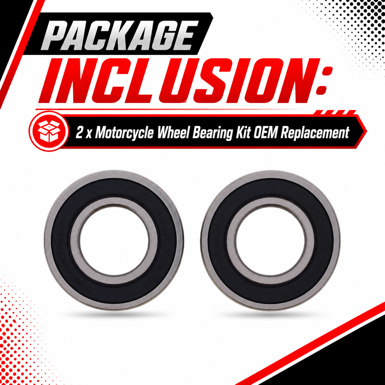 Motorcycle Wheel Bearing Kit OEM Replacement