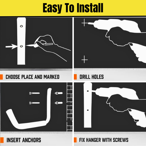 100 LBS Garage Storage Hooks