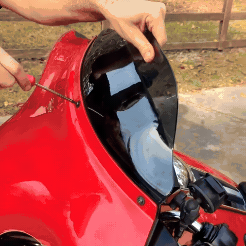 Motorcycle 8" Windshield Wind Splitter