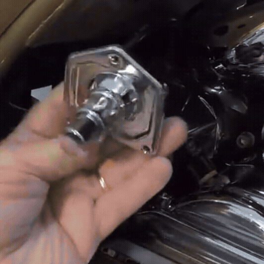 Bolt-On Motorcycle Solenoid Cover Starter Push Button