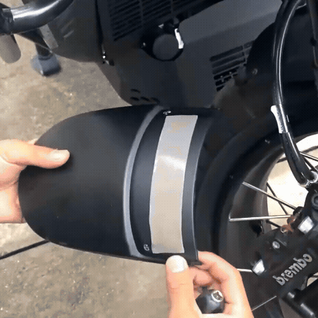Motorcycle Front & Rear Mudguard Extender Kit