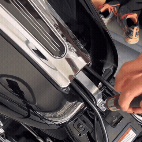 Motorcycle Smooth Dash Console with Pop-Up Gas Cap