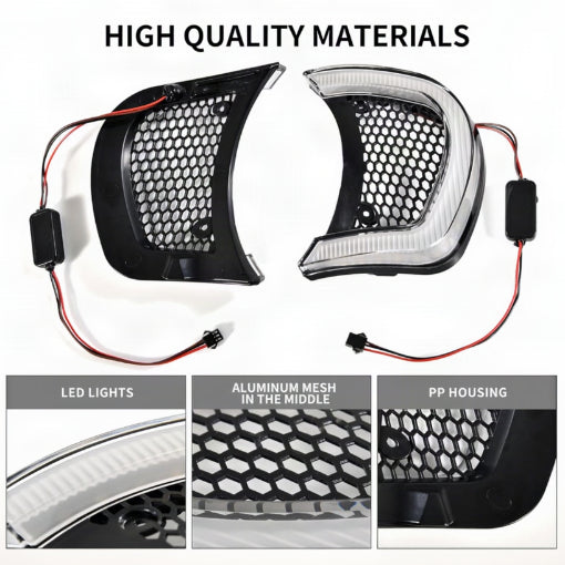 Motorcycle Headlight Vent Accent Turn Signal