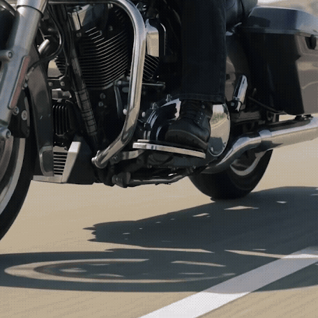 Motorcycle Bolt-On 1.25" Adjustable Highway Footpegs