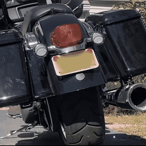 Motorcycle Rear Fender Saddlebag Filler Panels