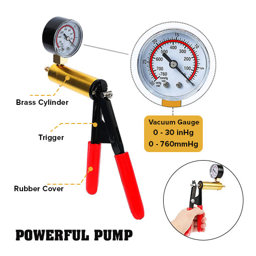 Vacuum Pump Brake Bleeder Kit