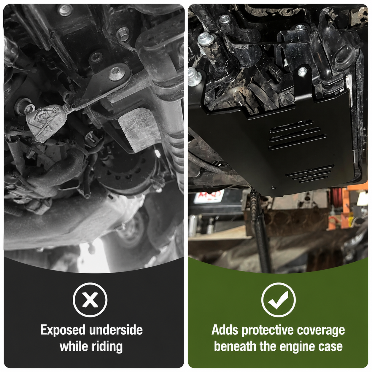 Motorcycle Lower Engine Skid Plate