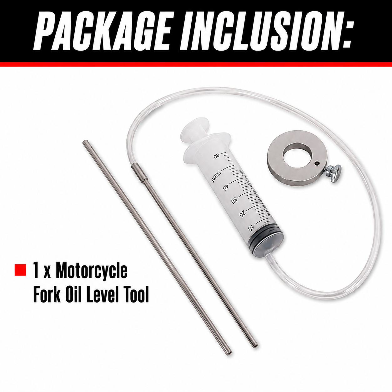 Motorcycle Fork Oil Level Tool