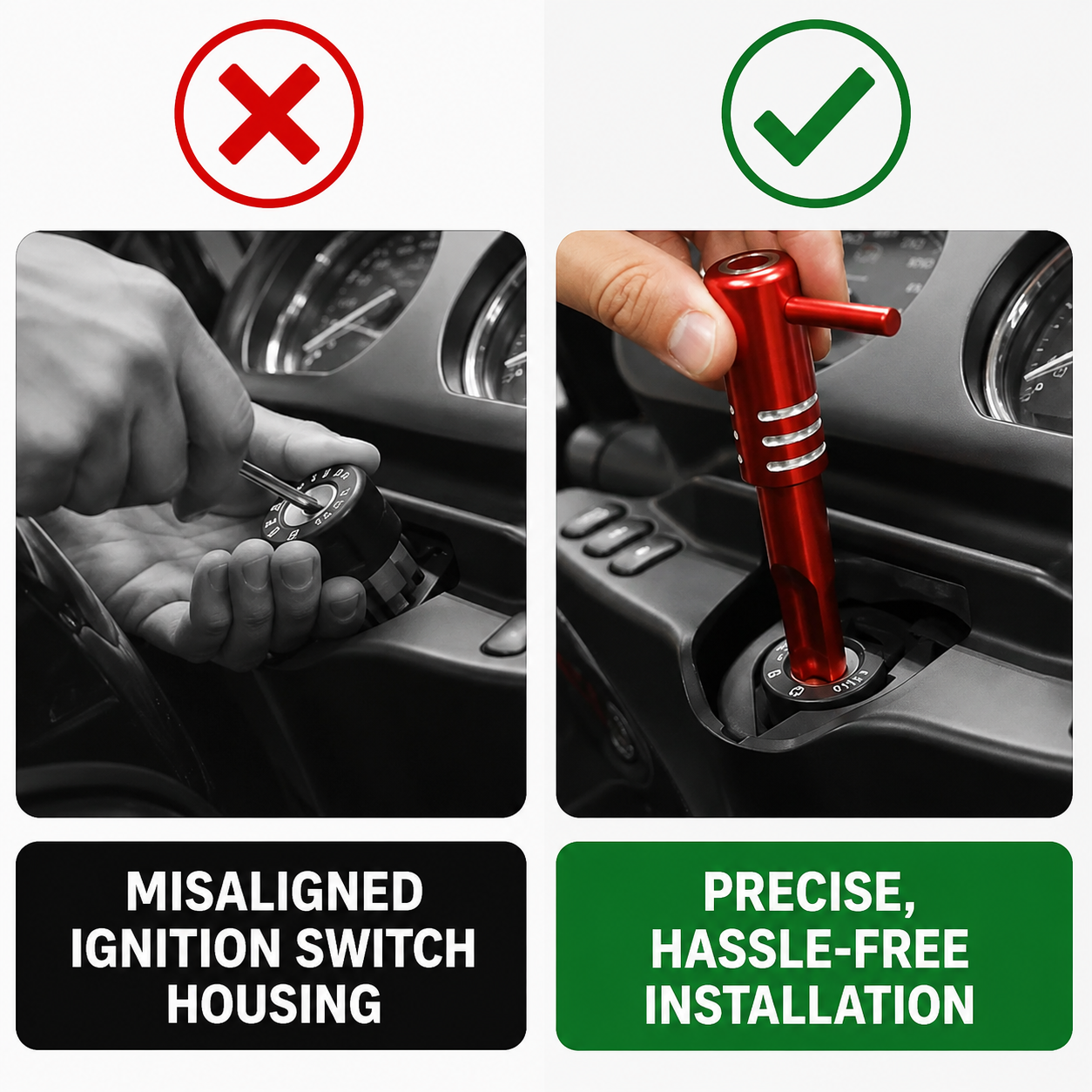 Ignition Switch Housing Motorcycle Alignment Tool