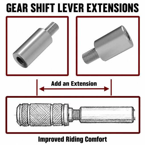 Motorcycle Gear Shift Lever Foot Peg Extension