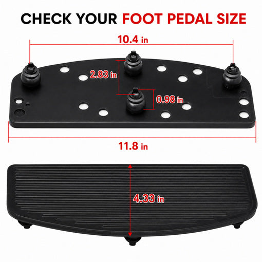 Motorcycle Front Driver Rider Inserts Floorboards Replacement