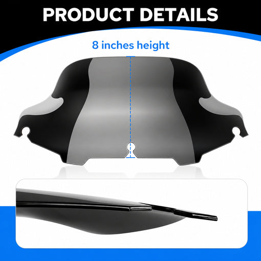 Motorcycle 8" Windshield Wind Splitter