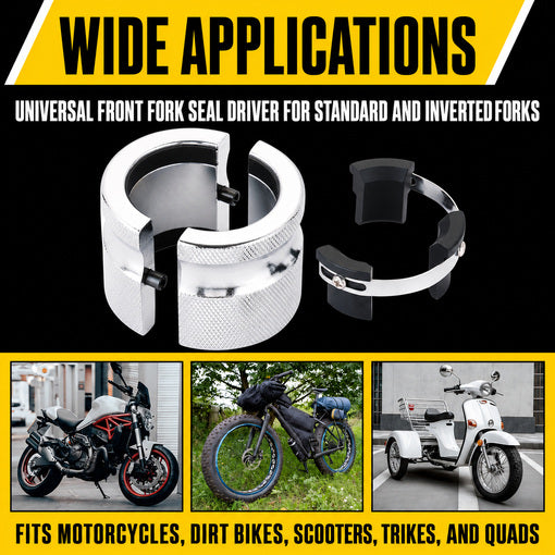 Motorcycle Adjustable Fork Seal Driver Tool 35–45mm