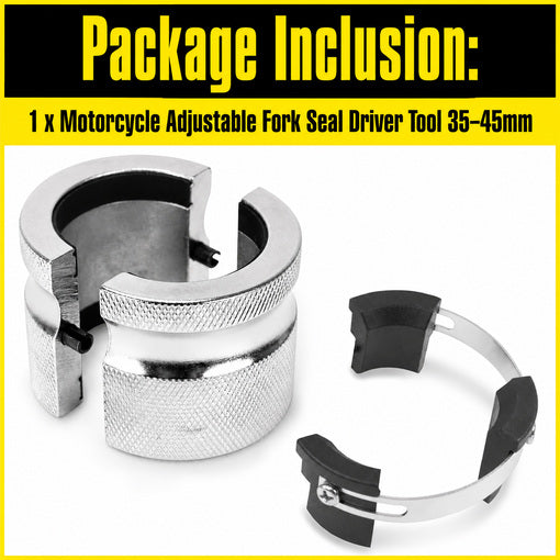 Motorcycle Adjustable Fork Seal Driver Tool 35–45mm