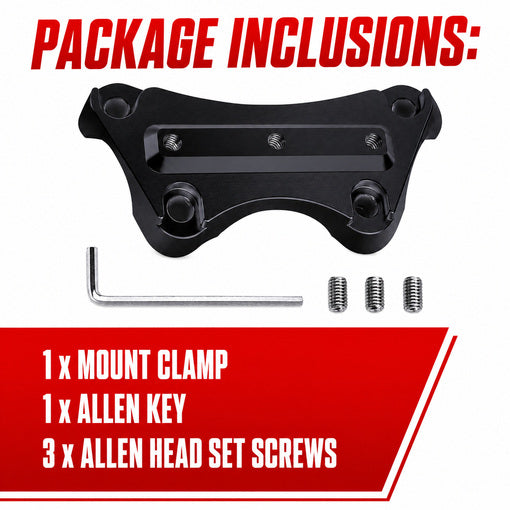Anti-Slip Motorcycle Handlebar Top Riser Clamp