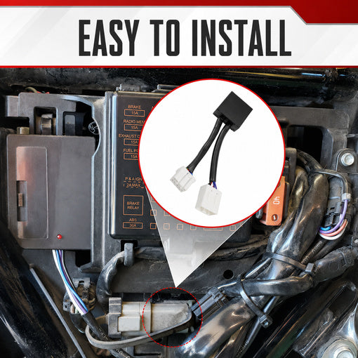 Plug-and-Play Motorcycle Lights Run/Brake/Turn Module