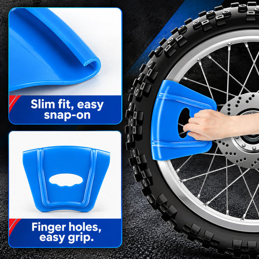 Motorcycle Tire Changing Spoon Kit with Bead Holder and Rim Protector