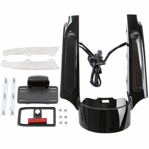 Motorcycle Rear Fender Fascia with LED Tail Lights