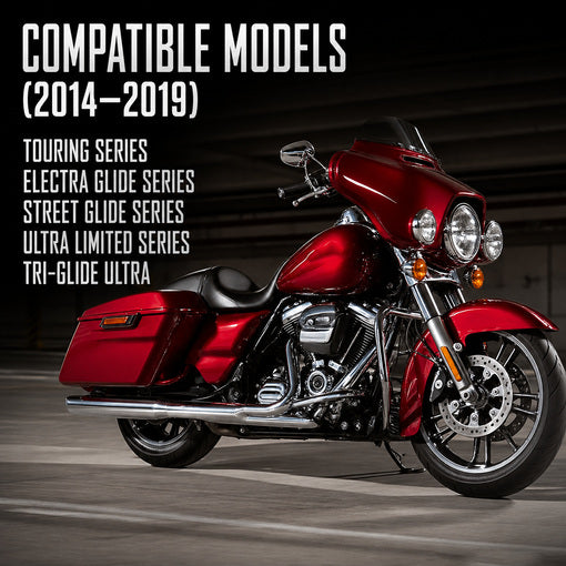 2014-2019 Motorcycle Chrome-Finish Dashboard Kit