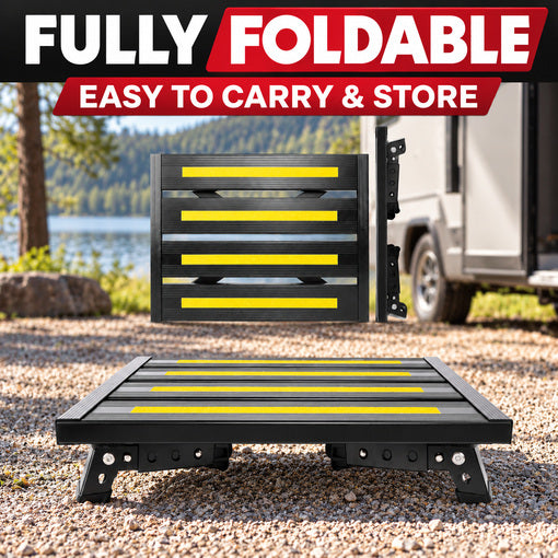 Portable RV Steps Extra Large Platform