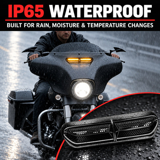 Motorcycle LED Fairing Vent Light