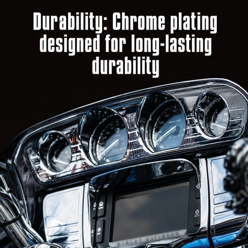 2014-2019 Motorcycle Chrome-Finish Dashboard Kit