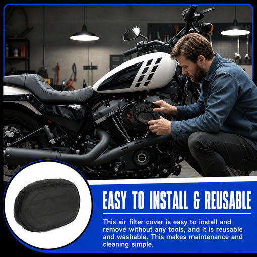 Motorcycle Waterproof Air Filter Rain Sock Dustproof Protective Cover