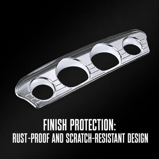 2014-2019 Motorcycle Chrome-Finish Dashboard Kit